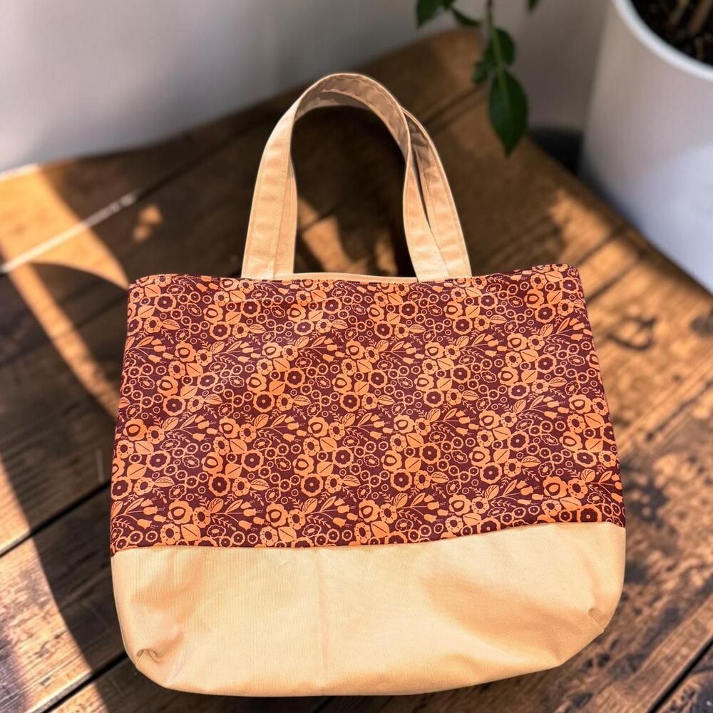Unbranded Women's Tan and Orange Bag